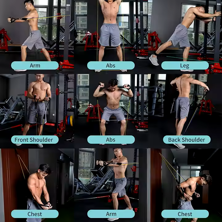 Set for Workout Resistance Tube or Resistance Band