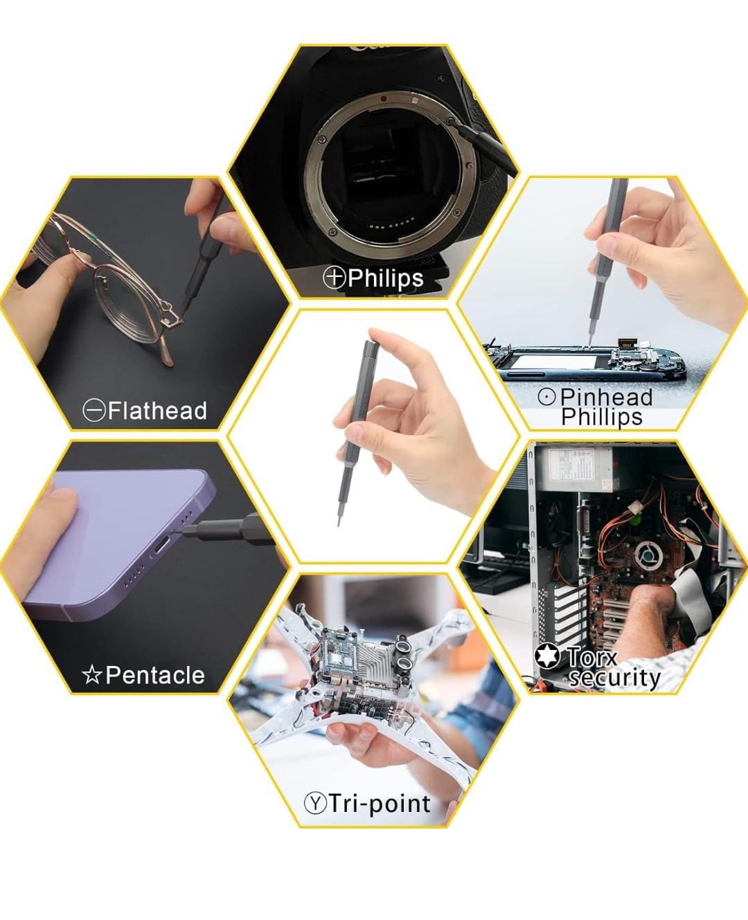 Screwdriver Kit 24 in 1 Small Screwdriver Set/Magnetic Repair Tool Kit