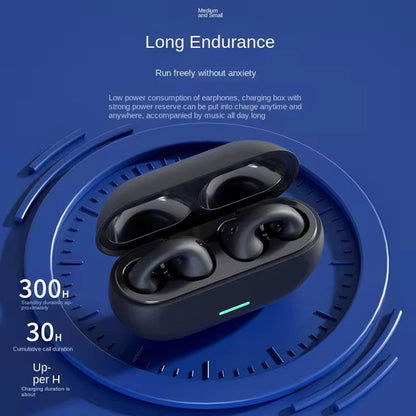 Wireless Earbuds Wireless Bluetooth TWS Bluetooth Sports Ear Clip Buds 5.3 Clip-on Earphone Ear Clip Headset Earbuds