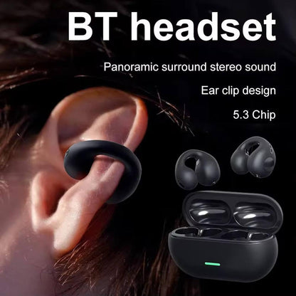 Wireless Earbuds Wireless Bluetooth TWS Bluetooth Sports Ear Clip Buds 5.3 Clip-on Earphone Ear Clip Headset Earbuds