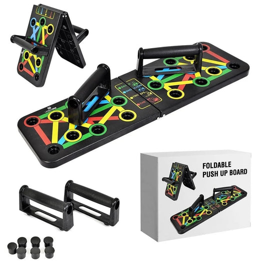 12 In 1  Push-up Board With Strong Grip Handle Home Workout & Exercise