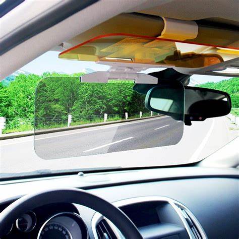 HD Anti-Glare Car Visor – Clear Day & Night Vision for Safer Driving, Eye Protector, Anti Glare, UV Protector