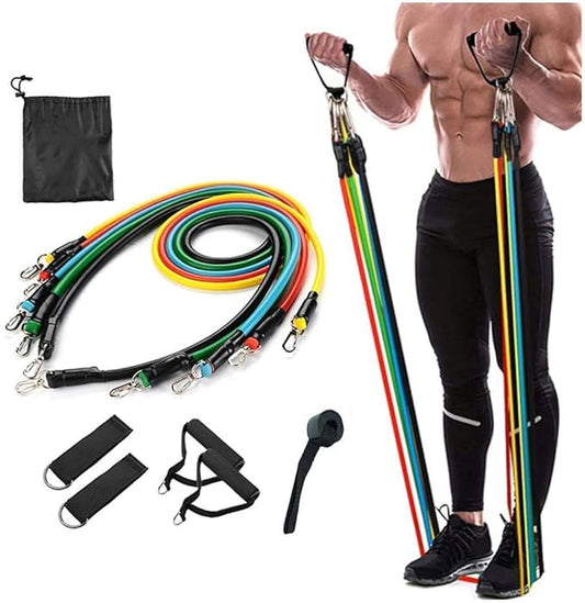Set for Workout Resistance Tube or Resistance Band