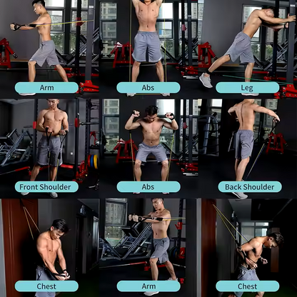 Set for Workout Resistance Tube or Resistance Band